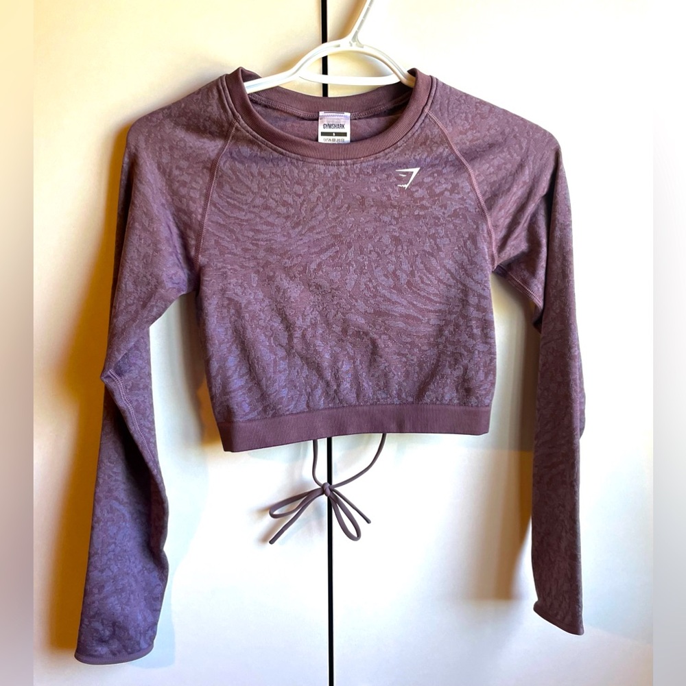 Gymshark Adapt Animal Seamless Lace Up Back Top